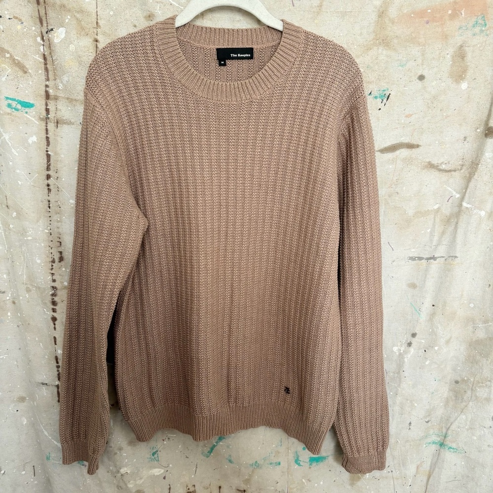 The Kooples Cotton Knit Crewneck Sweater